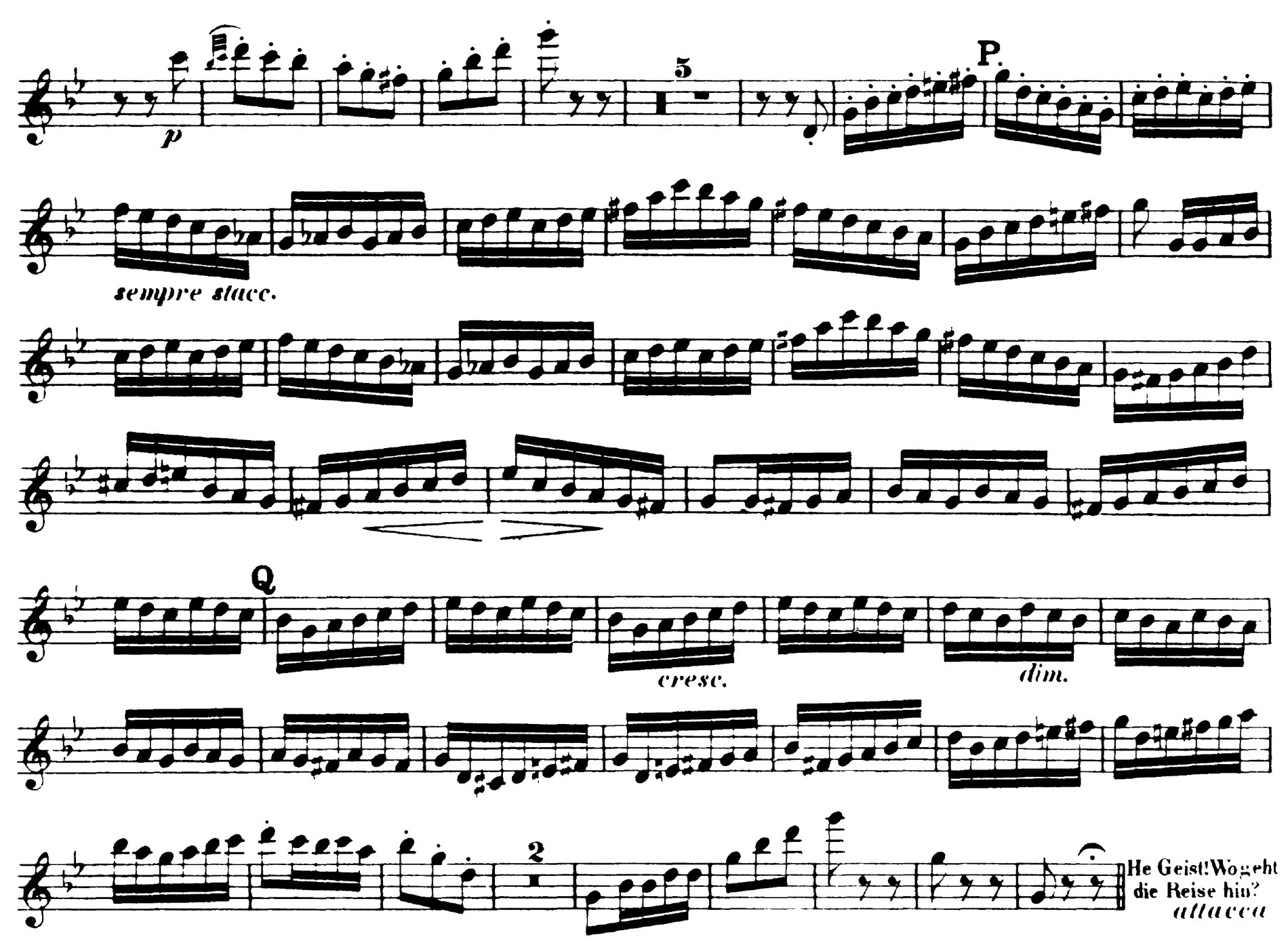 Scherzo, Flute I, Before [P] to the end, page 1